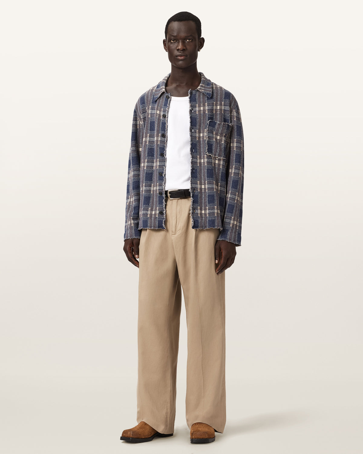 Midas Wide Leg Relaxed Fit Trousers