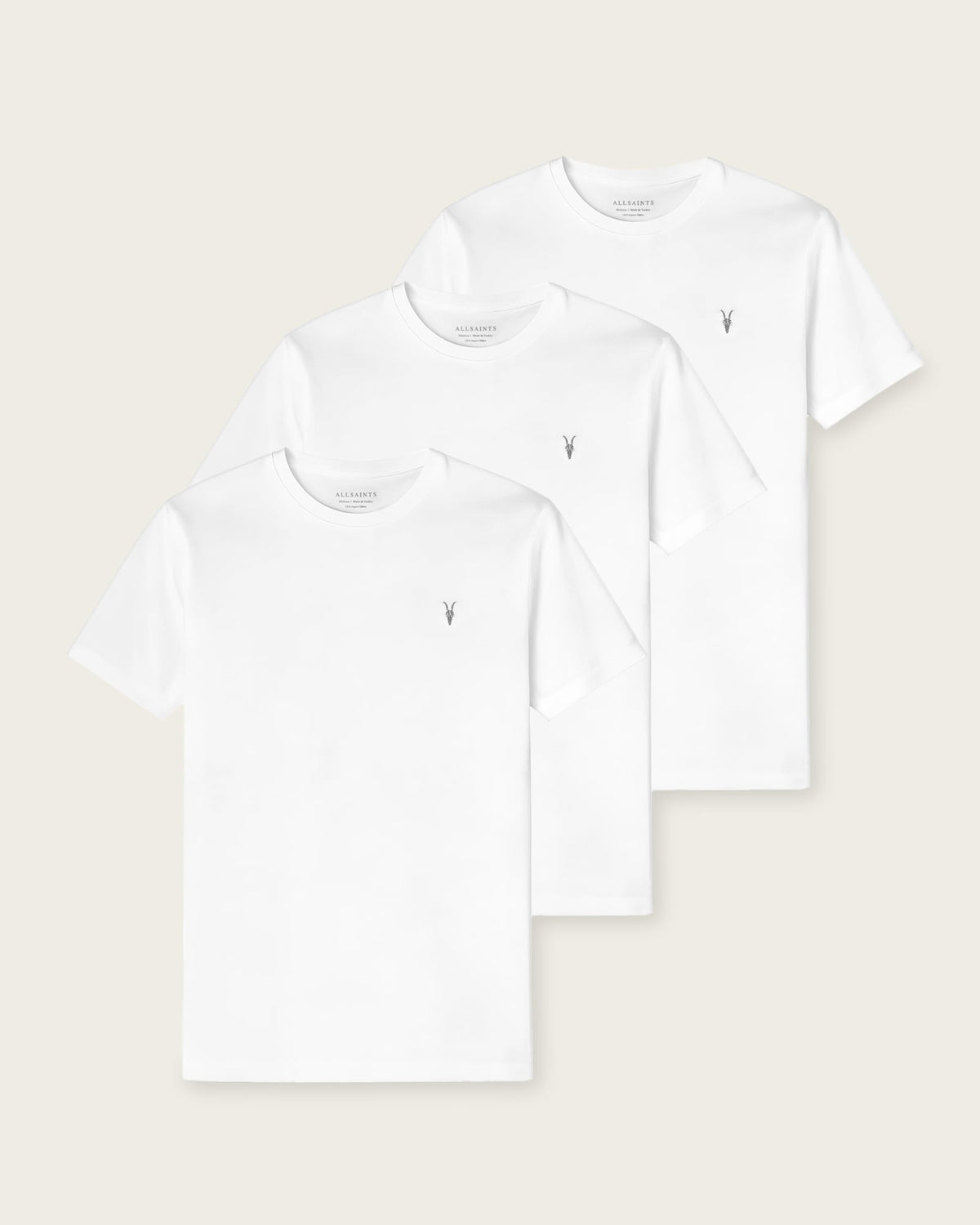 Brace Cotton T-Shirts 3 Pack White