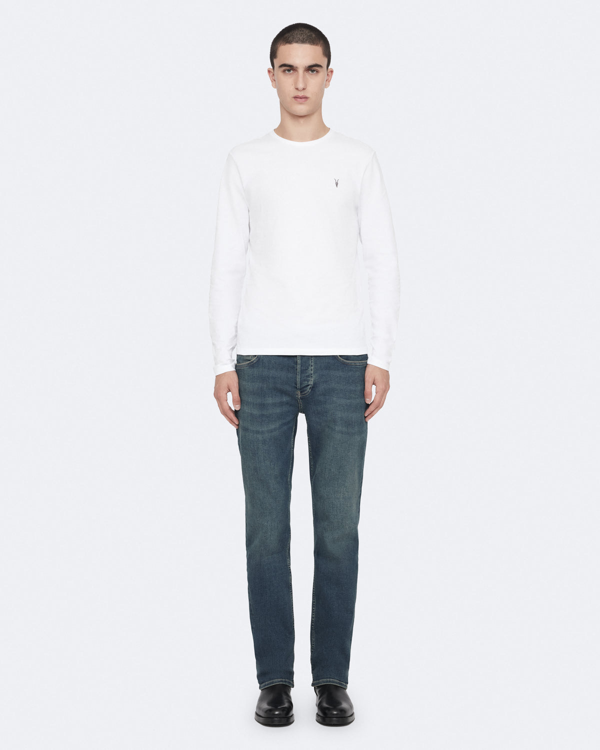 Brace Long-Sleeve Cotton T-Shirt