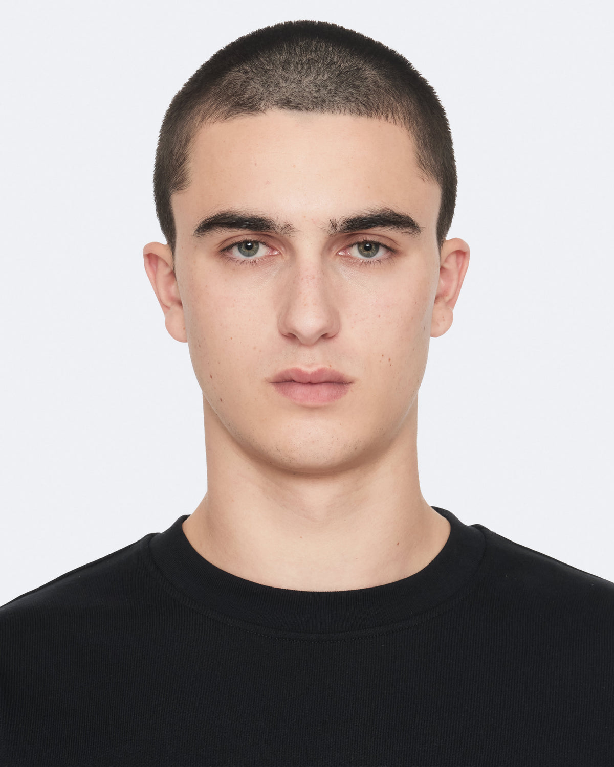 Underground Relaxed-Fit Cotton Sweatshirt Jet Black