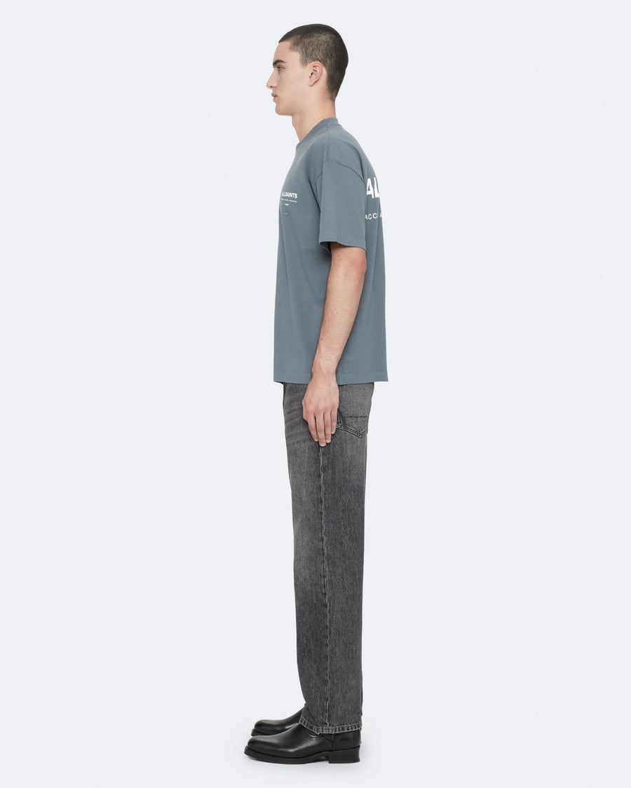 Backstage Short Sleeve Oversized Graphic T-Shirt LUNAR BLUE