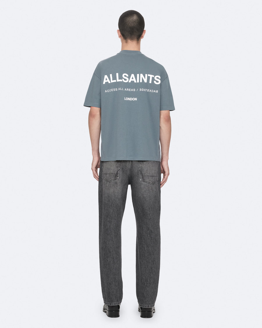 Backstage Short Sleeve Oversized Graphic T-Shirt LUNAR BLUE