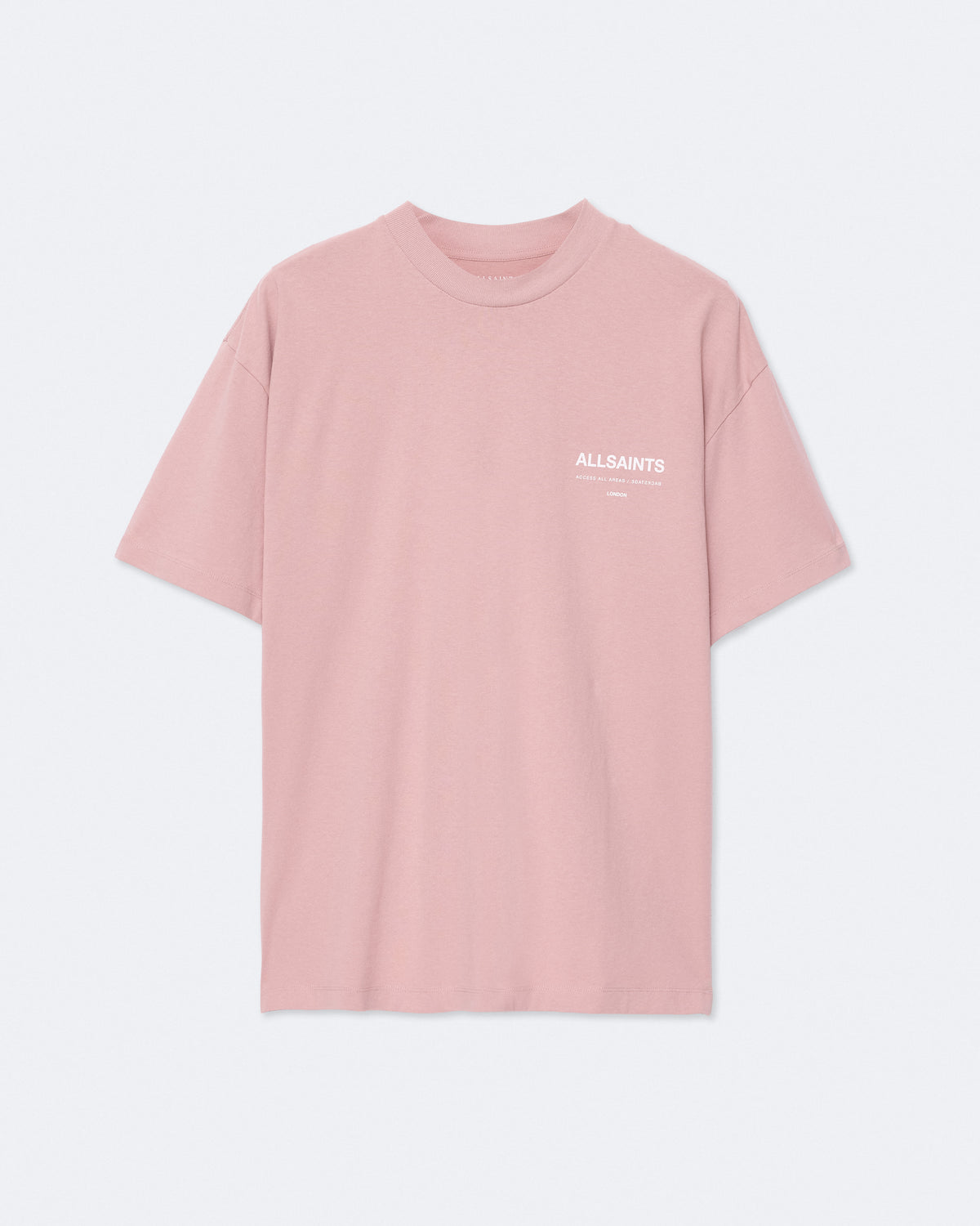 Backstage Short Sleeve Oversized Graphic T-Shirt WOODROSE PINK
