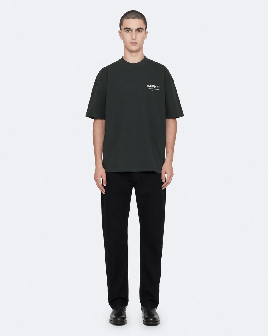 Backstage Short Sleeve Oversized Graphic T-Shirt CARTER GREY