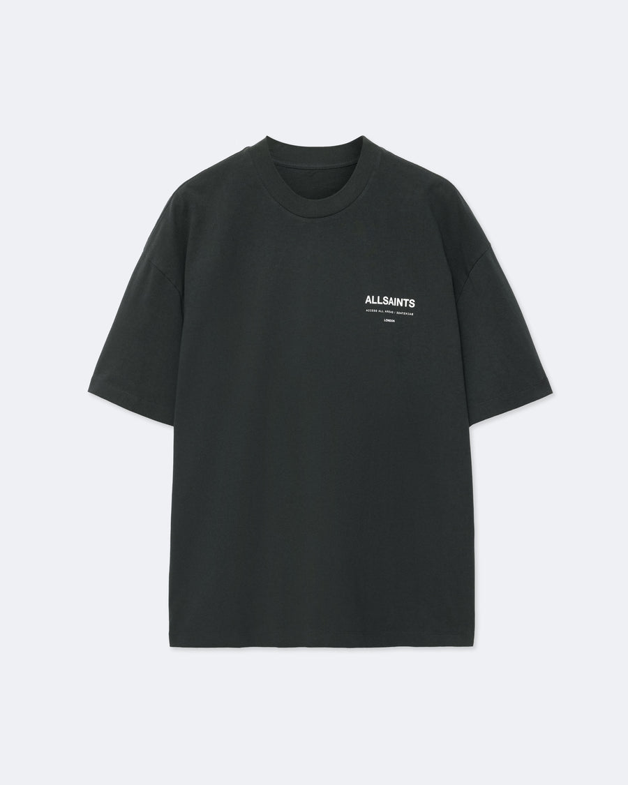 Backstage Short Sleeve Oversized Graphic T-Shirt CARTER GREY