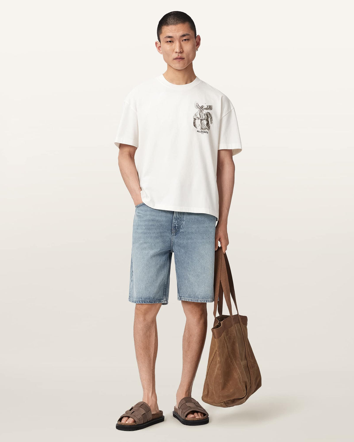 Seraph Short Sleeve Graphic T-Shirt Chalk White