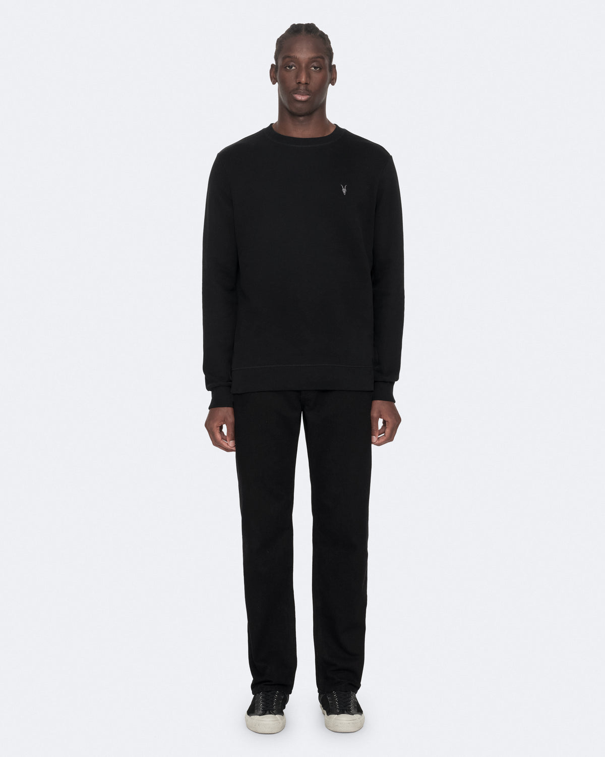 Raven Slim-Fit Cotton Sweatshirt