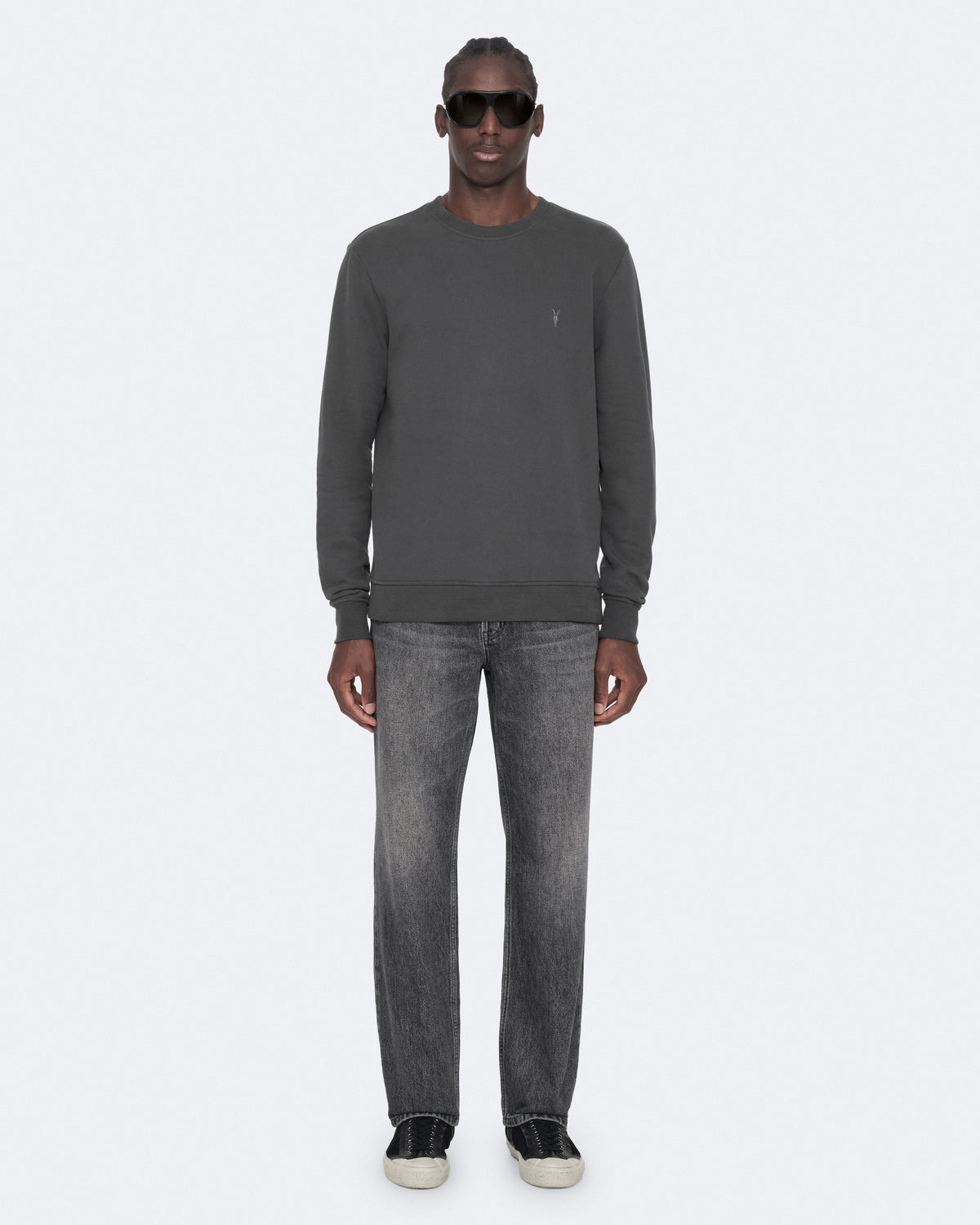 Raven Slim-Fit Cotton Sweatshirt