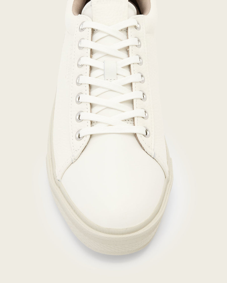 Tucker Low Top Leather Trainers White