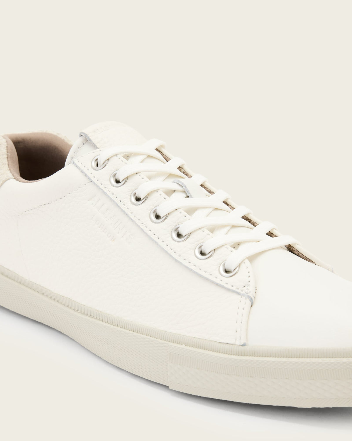 Tucker Low Top Leather Trainers White