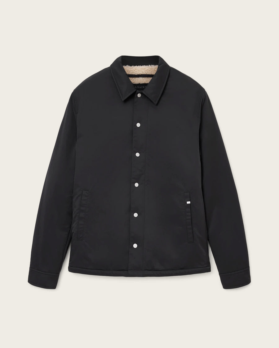 Longhaul Nylon Shacket Black