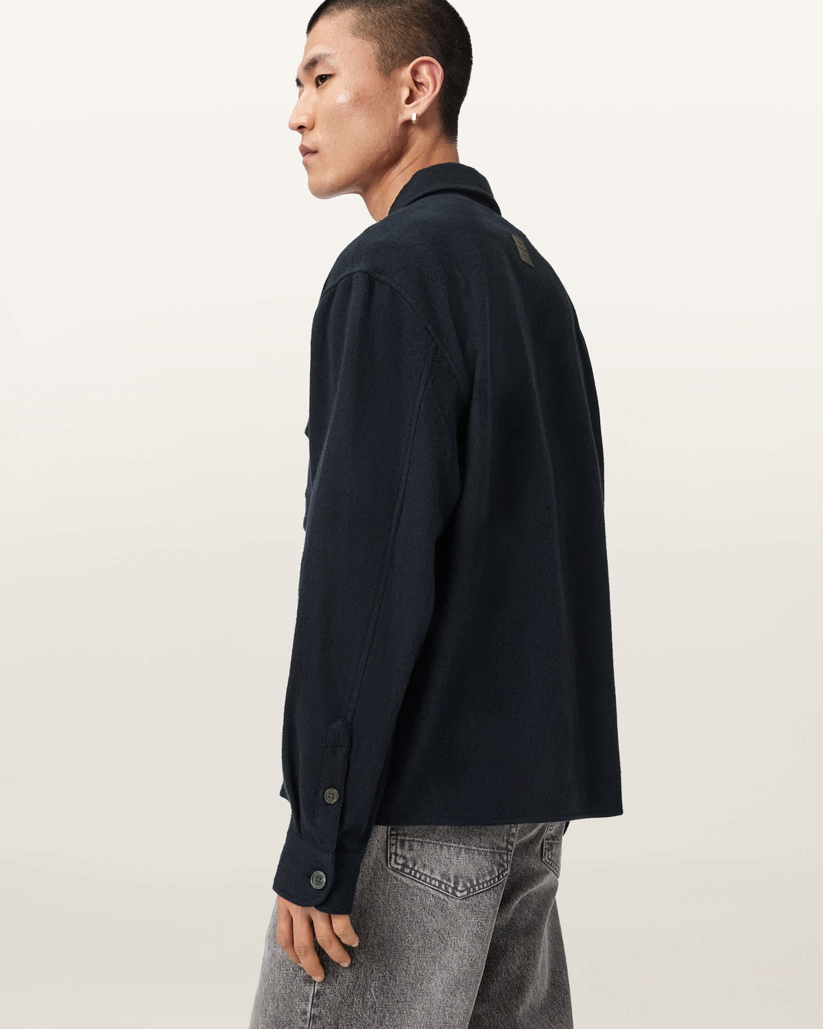 Haiku Long Sleeve Button Up Shirt MYSTIC BLUE