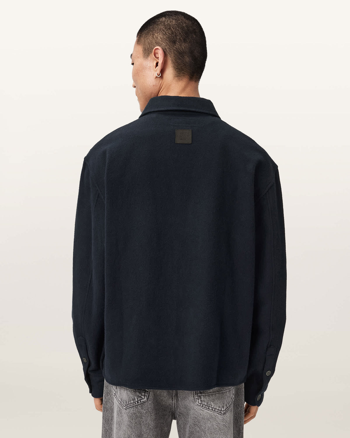 Haiku Long Sleeve Button Up Shirt MYSTIC BLUE