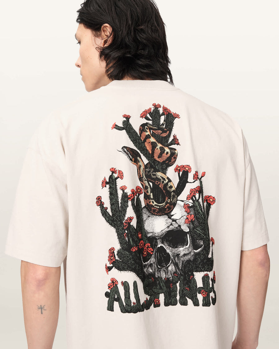 Cacti Short Sleeve Oversized T-Shirt DUSK WHITE