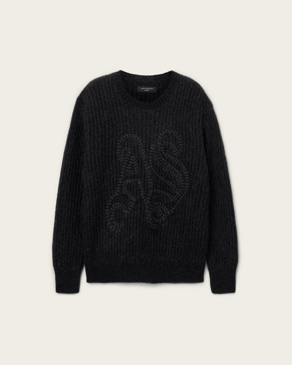 Chainy Embroidered Jumper Black