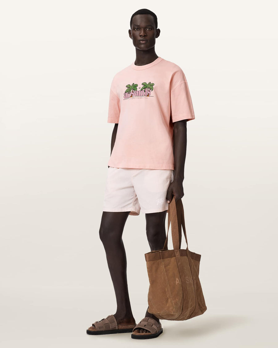 Troppo Short Sleeve Graphic Boxy T-Shirt BLUSHED PINK