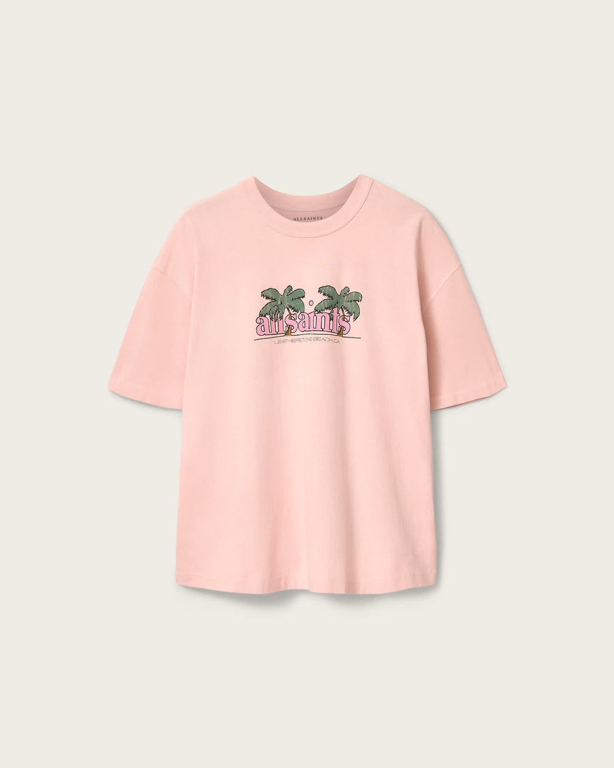 Troppo Short Sleeve Graphic Boxy T-Shirt BLUSHED PINK