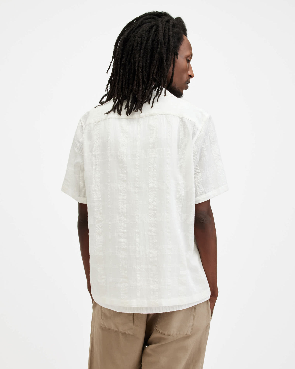 Indio Checked Relaxed Fit Shirt AVALON WHITE