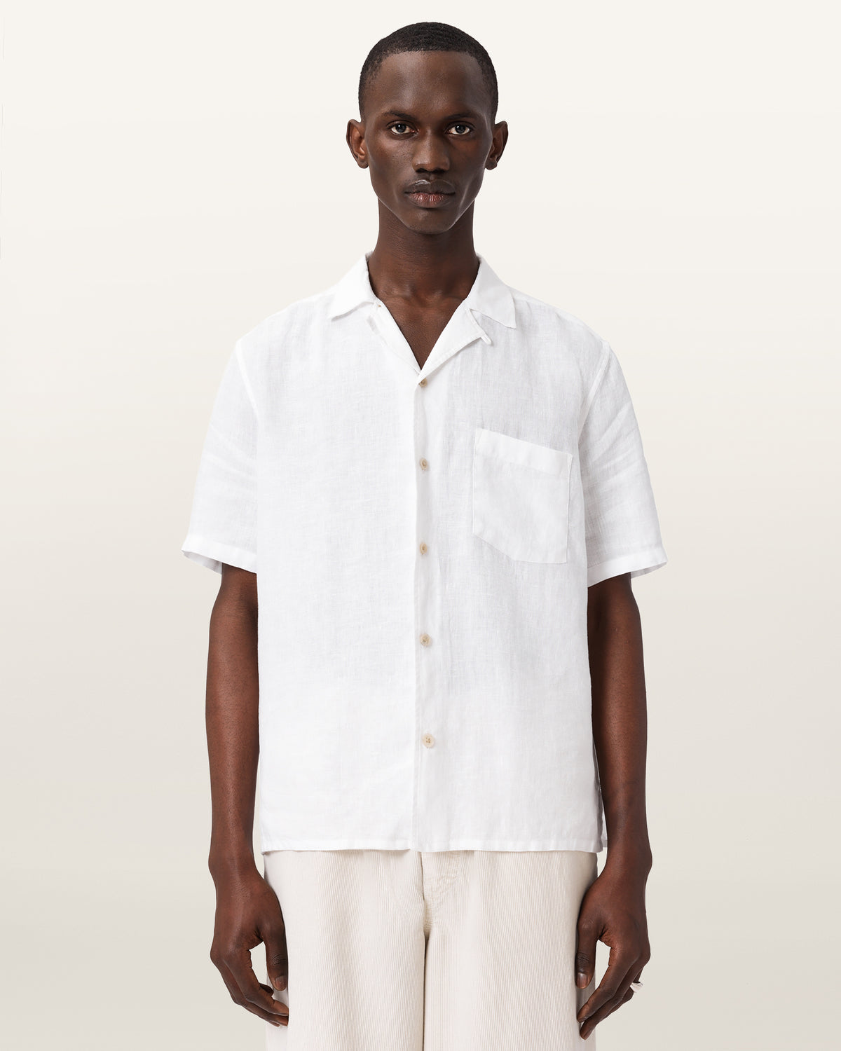 Tri Embroidered Linen Shirt