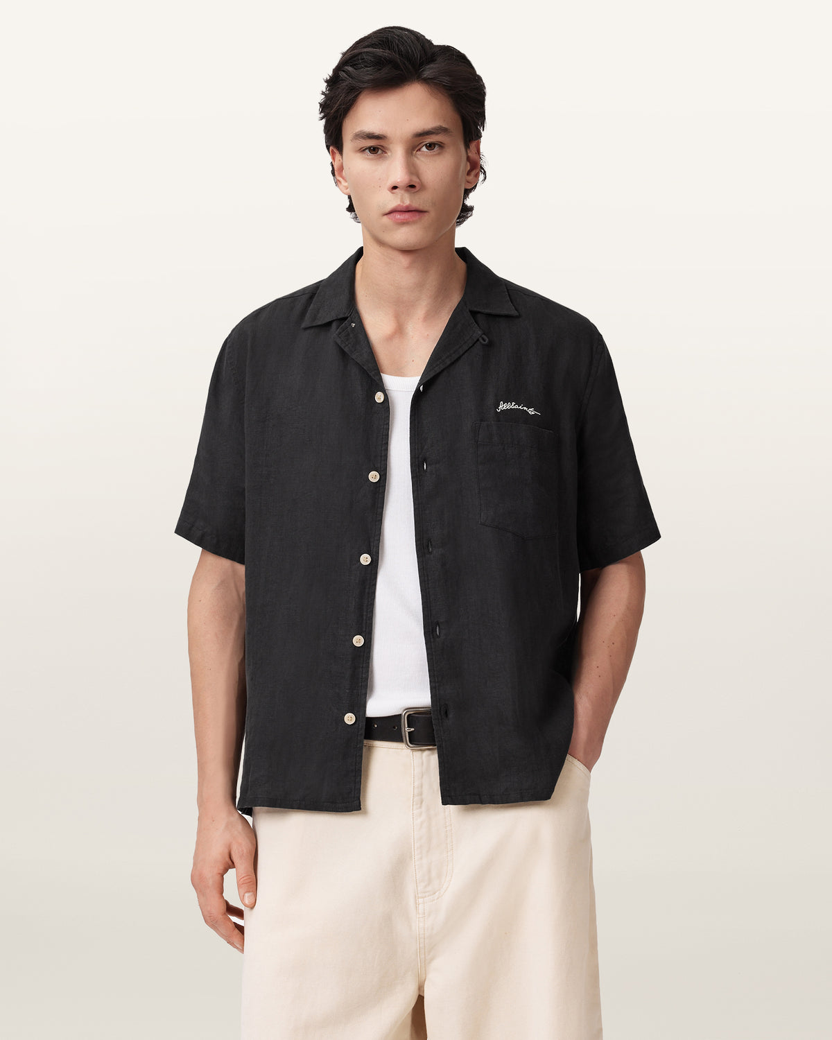 Wilder Embroidered Linen Shirt