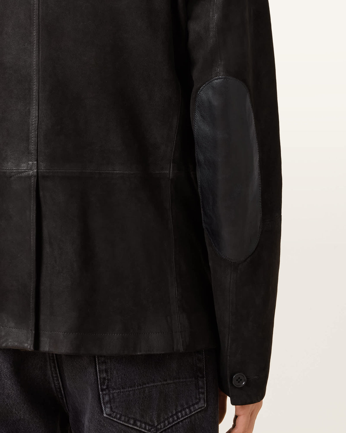 Survey Waxed Suede Blazer ANTHRACITE GREY