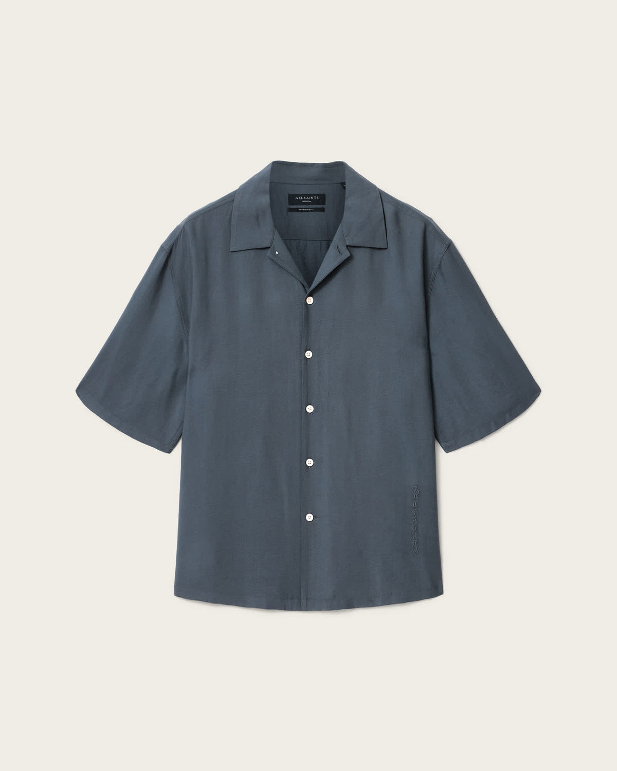 Purley Oversized Short Sleeve Shirt CANIS GREY