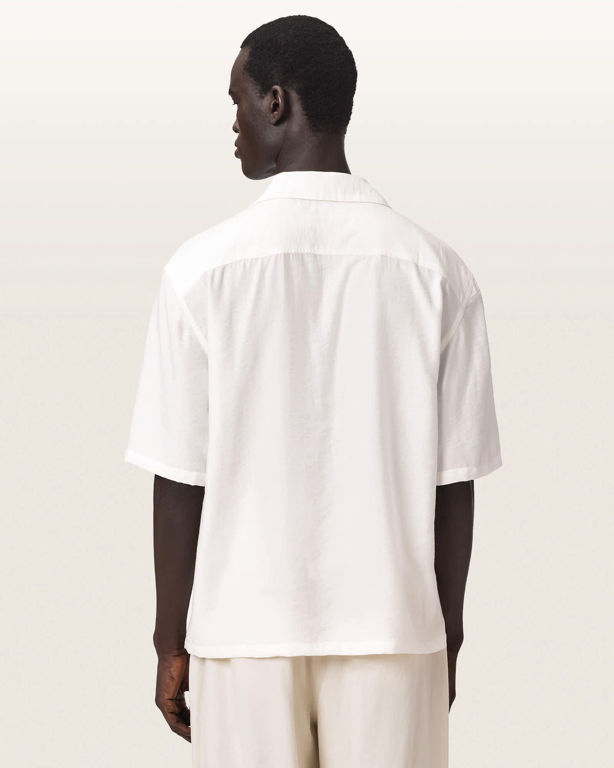 Purley Oversized Short Sleeve Shirt TERN WHITE