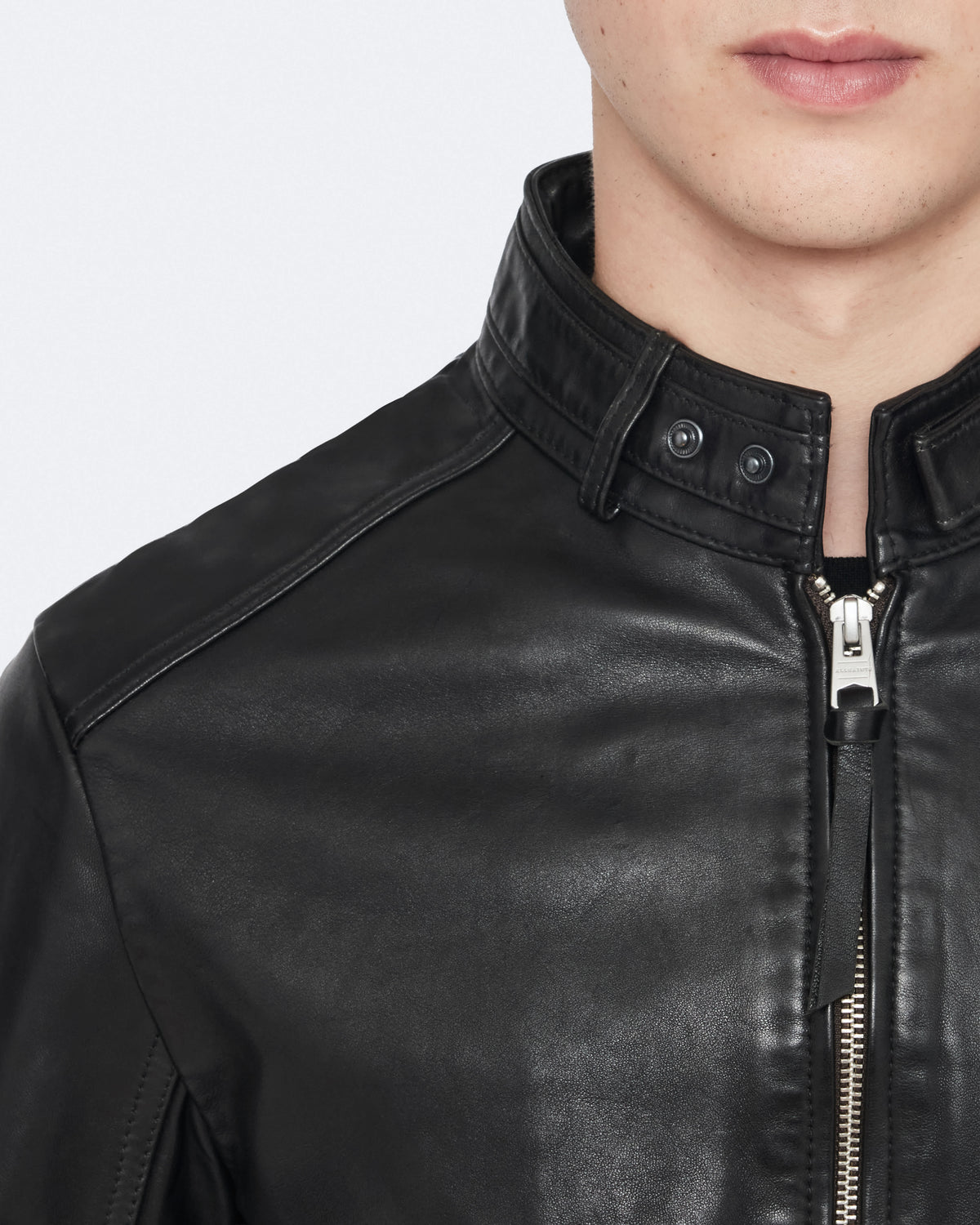 Cora Leather Jacket Jet Black