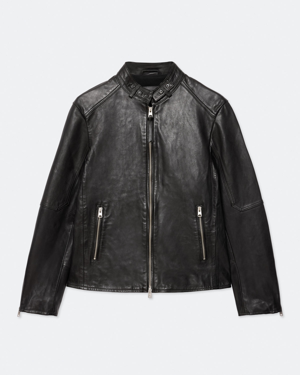 Cora Leather Jacket Jet Black