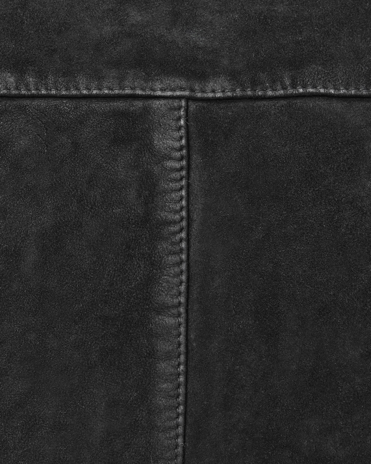 Suede bomber jacket Black