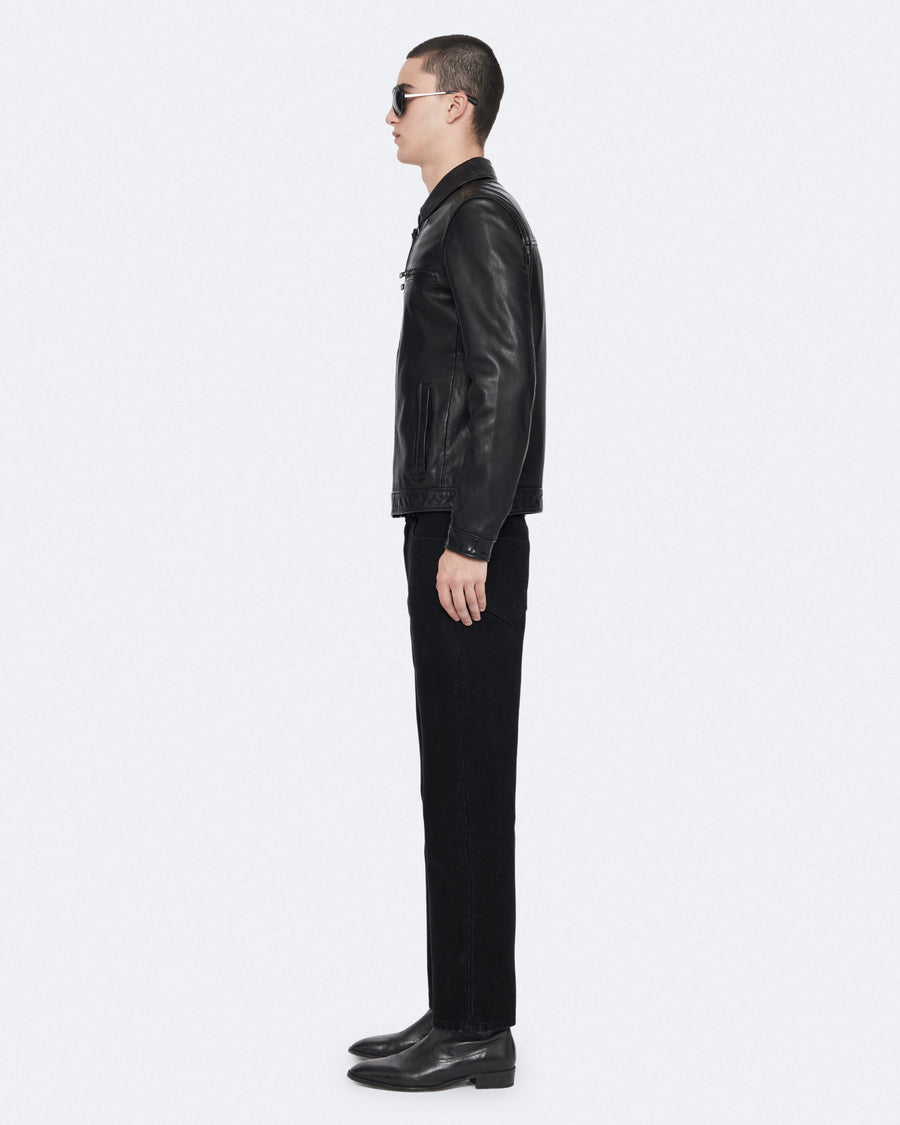 Luck Leather Jacket Black