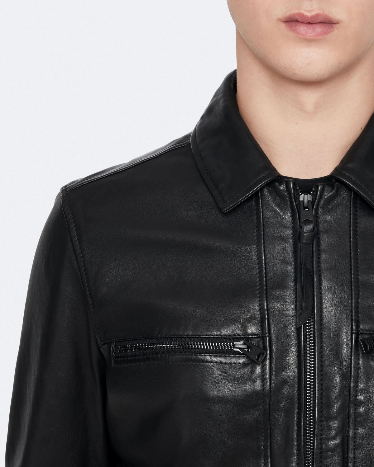 Luck Leather Jacket Black