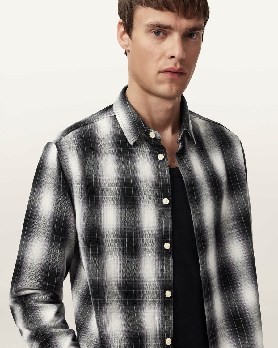Holborn Ramskull Check Shirt Black/White