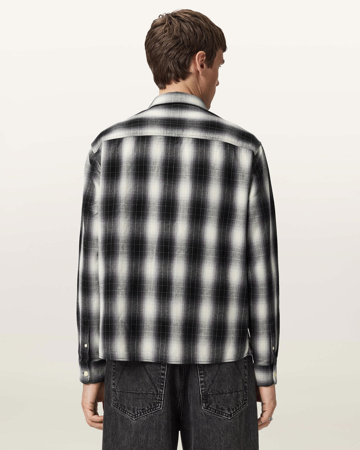 Holborn Ramskull Check Shirt Black/White