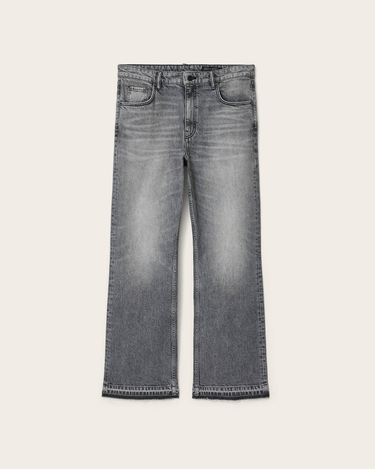 Flint Bootcut Denim Jeans Washed Grey