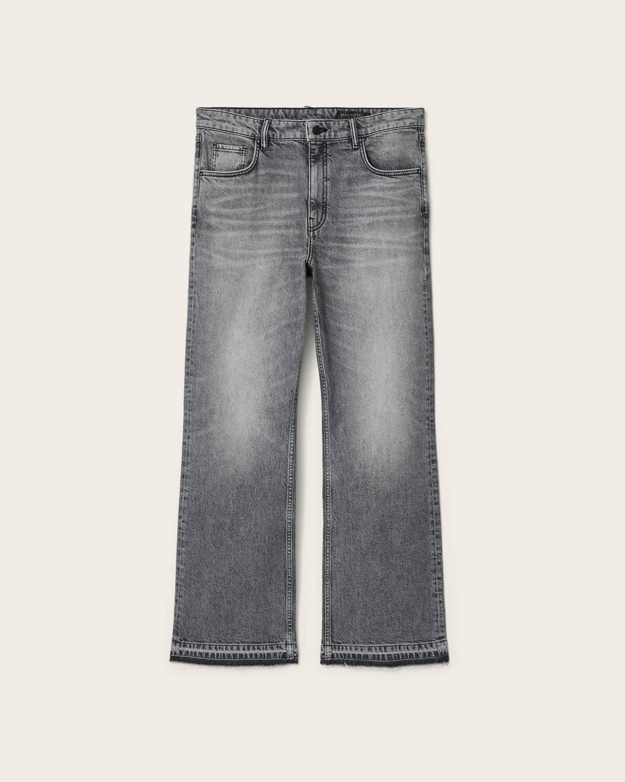 Flint Bootcut Denim Jeans Washed Grey