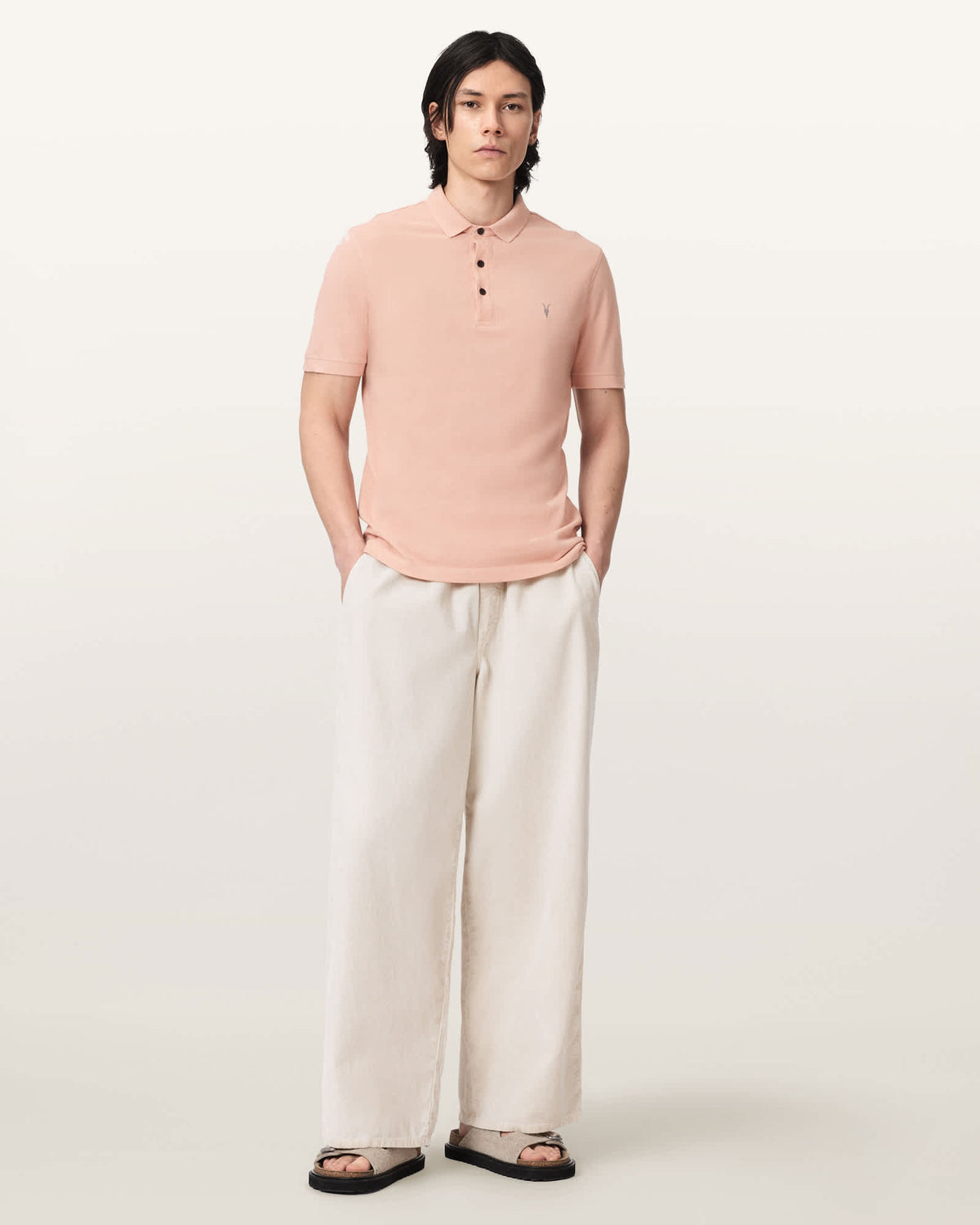 Reform Short-Sleeve Polo Shirt BLUSHED PINK