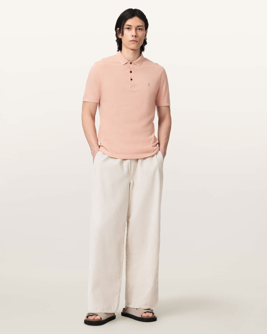 Reform Short-Sleeve Polo Shirt BLUSHED PINK