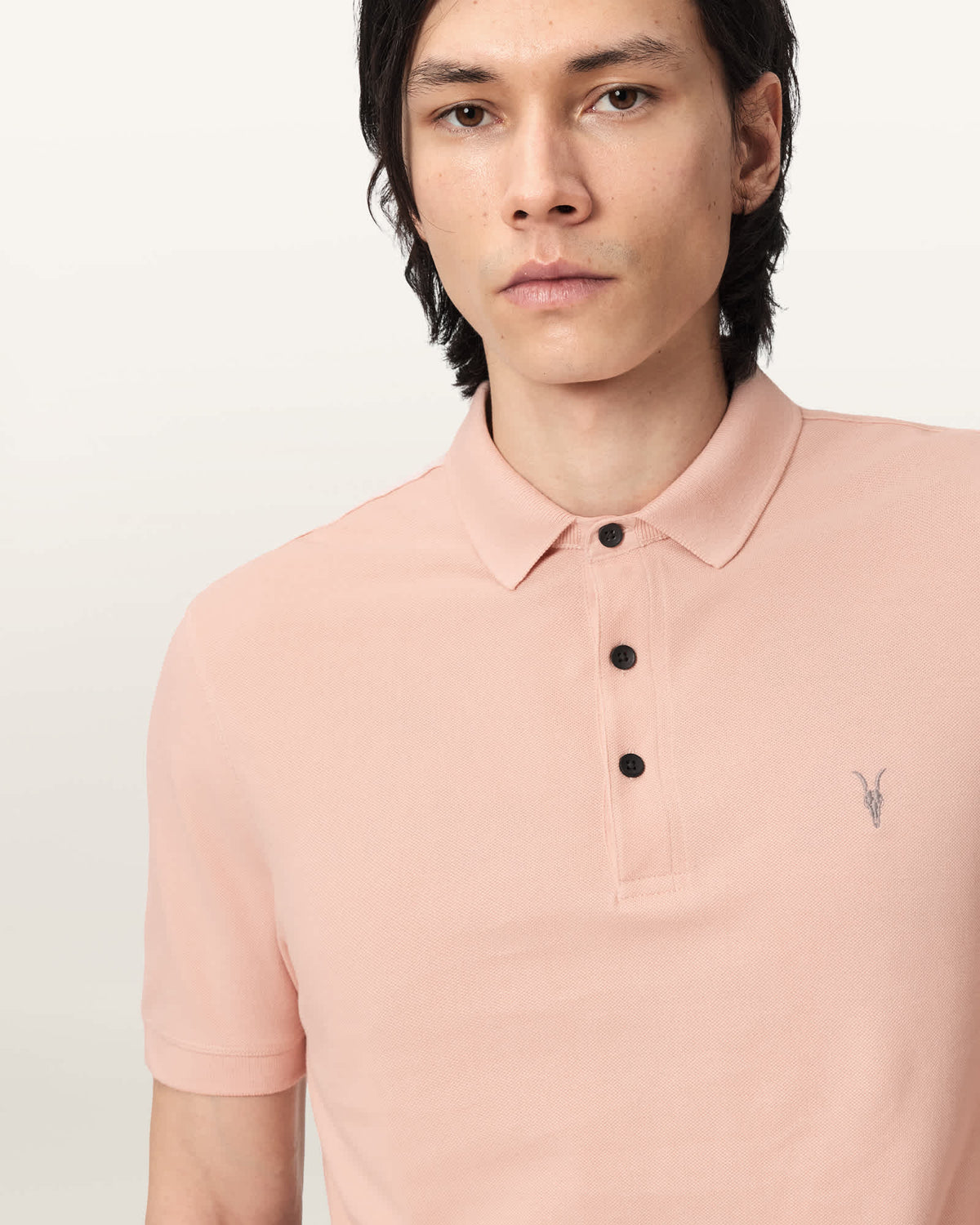 Reform Short-Sleeve Polo Shirt BLUSHED PINK