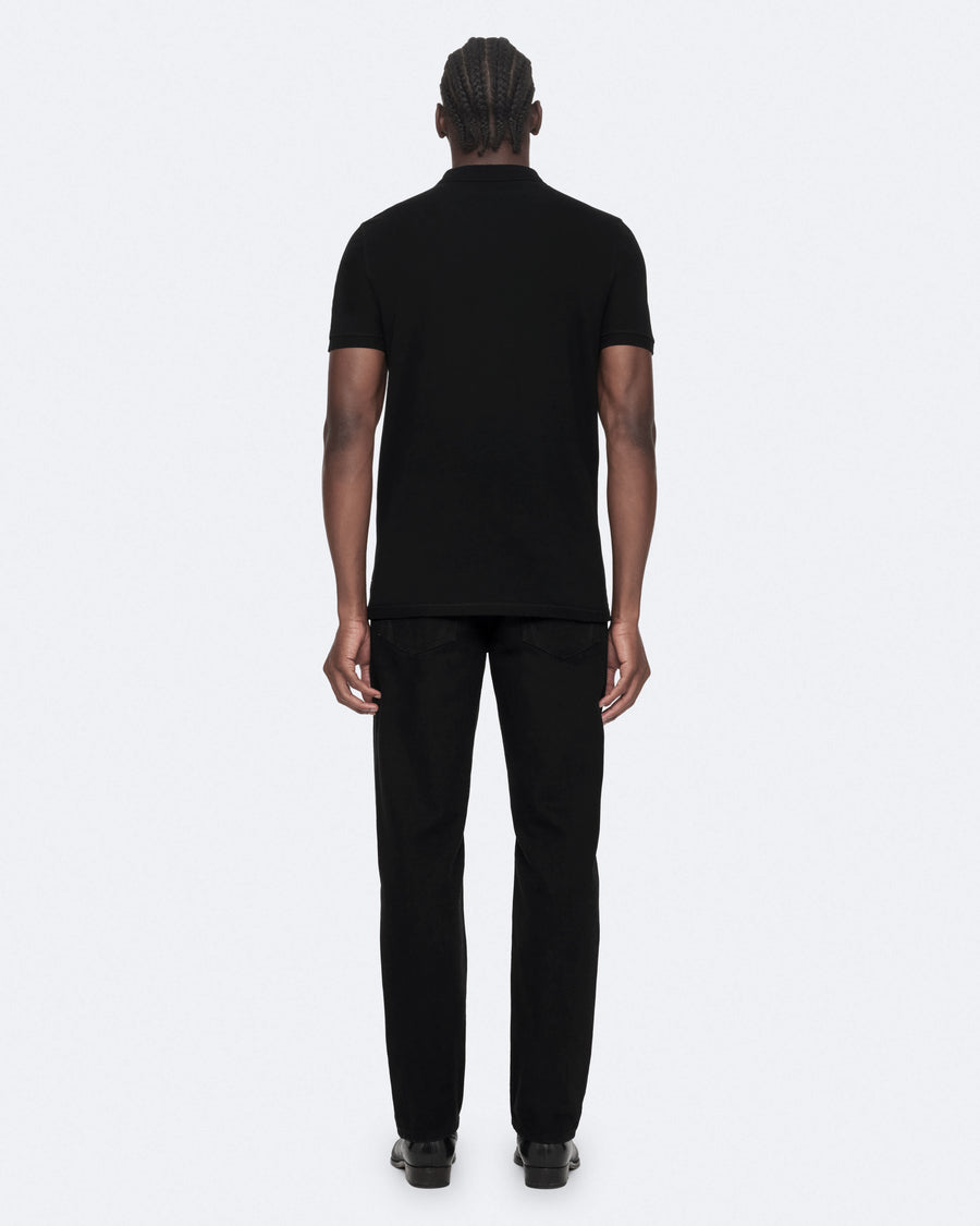 Reform Short-Sleeve Polo Shirt Black