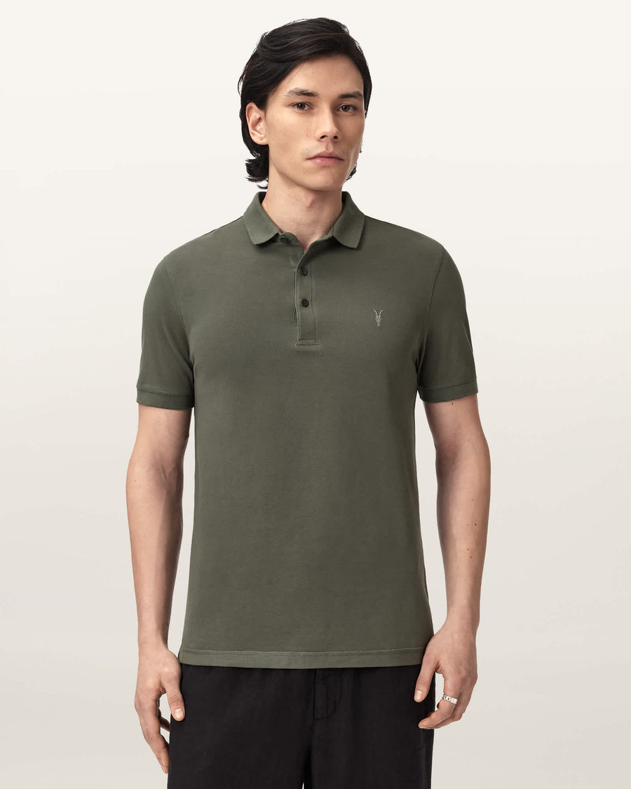 Reform Short Sleeve Polo Shirts 2 Pack WHITE/PITCH GREEN