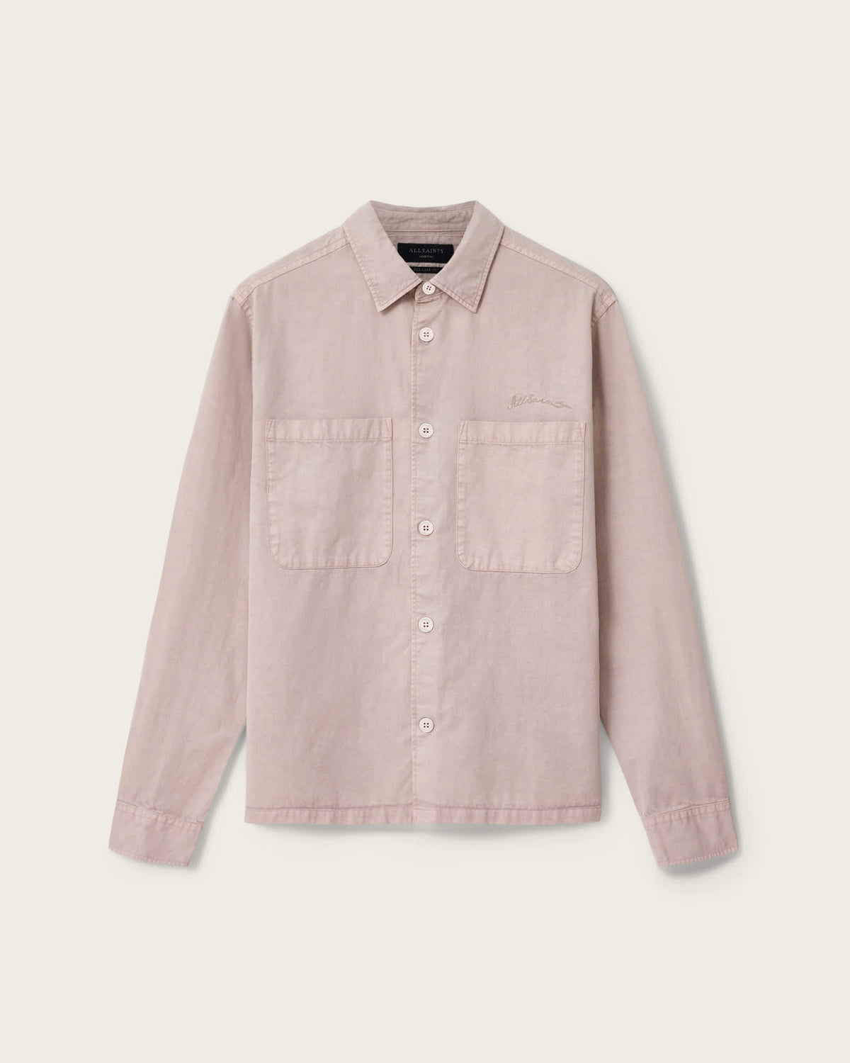 Rohdi Long Sleeve Overshirt DUSK WHITE