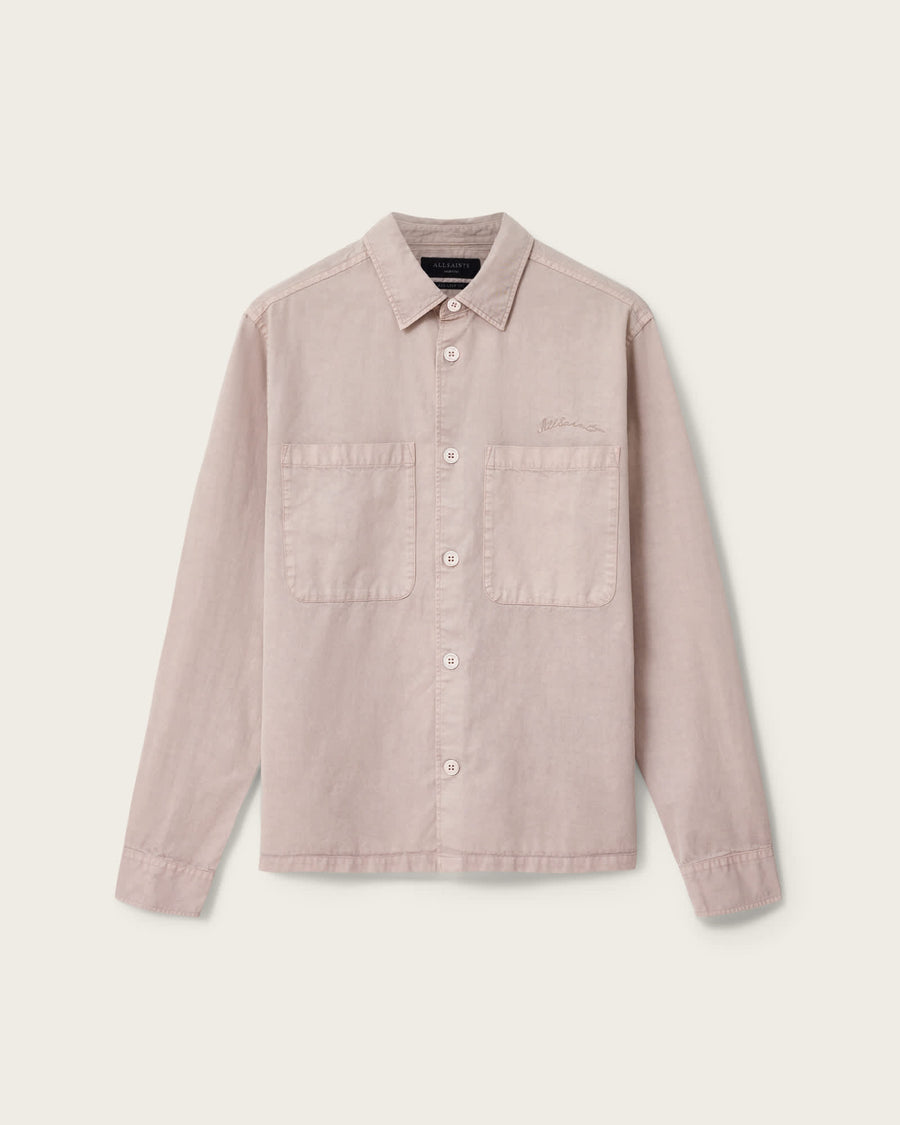 Rohdi Long Sleeve Overshirt DUSK WHITE
