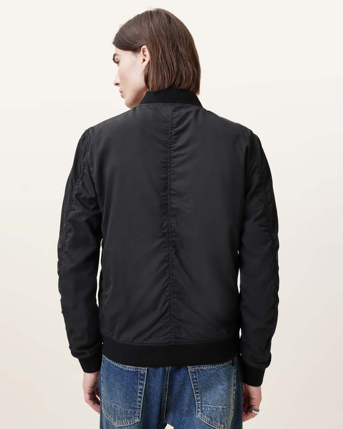 Bassett Ramskull Bomber Jacket Black
