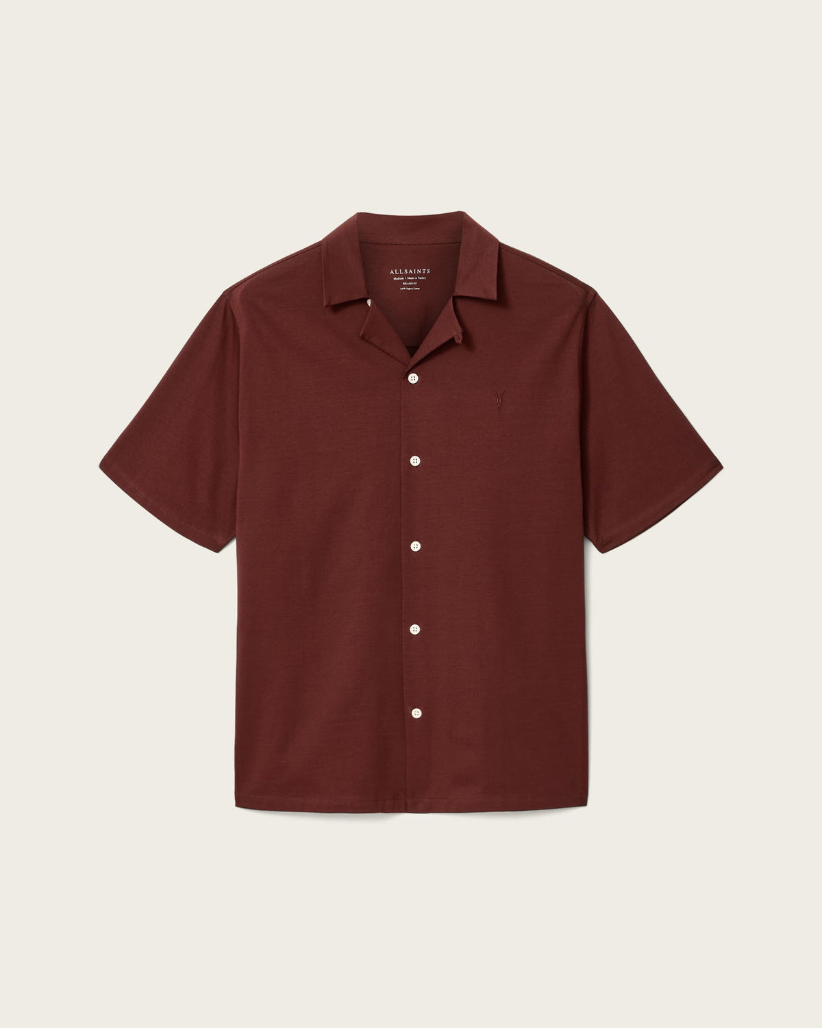 Hudson Relaxed Fit Ramskull Shirt BURNT RED