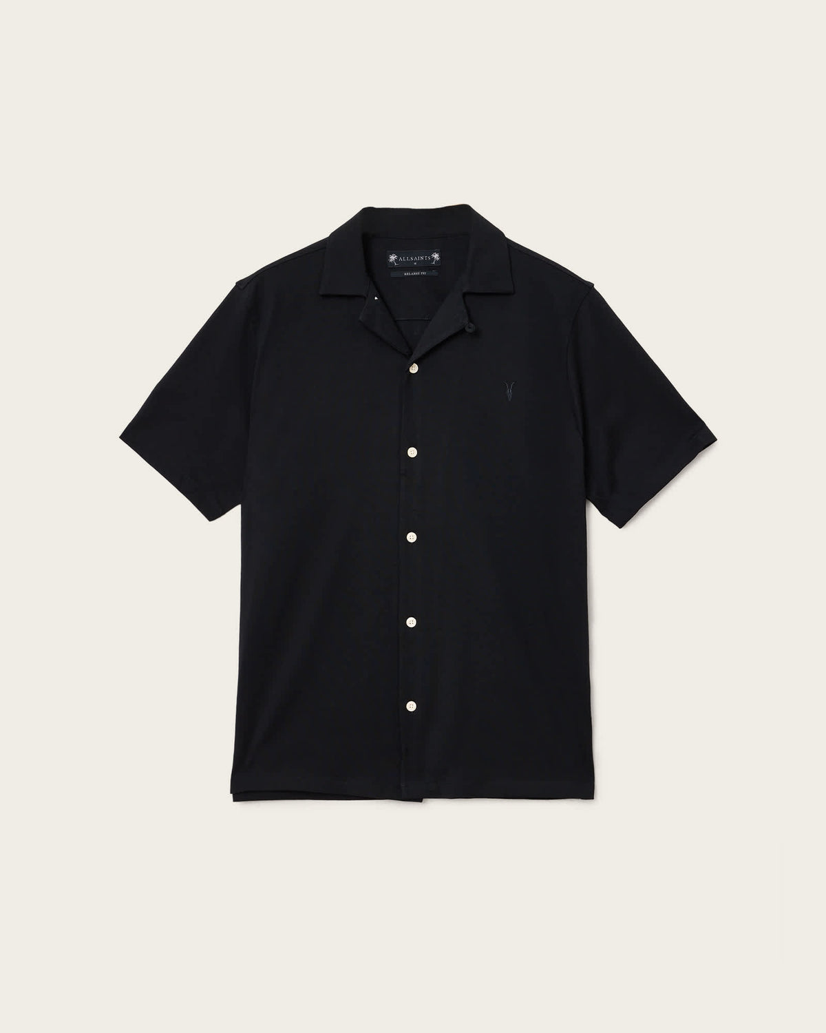 Hudson Relaxed Fit Ramskull Shirt Black