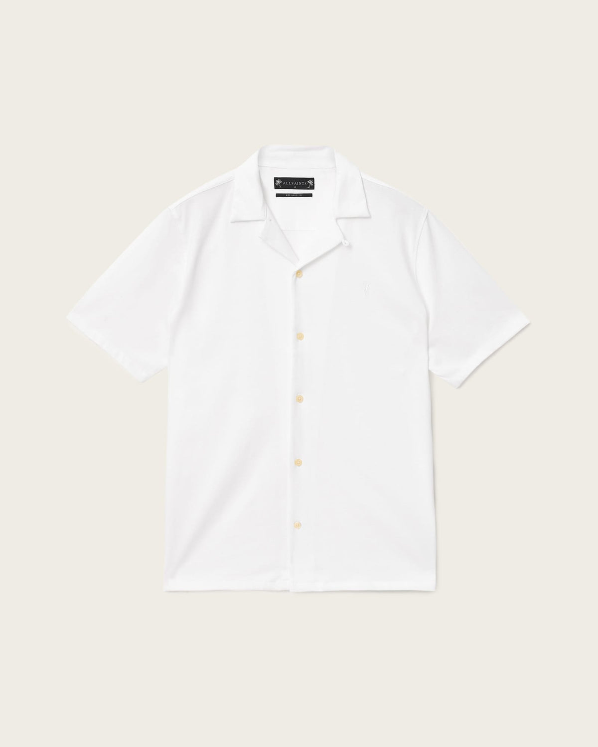 Hudson Relaxed Fit Ramskull Shirt CLIFF WHITE
