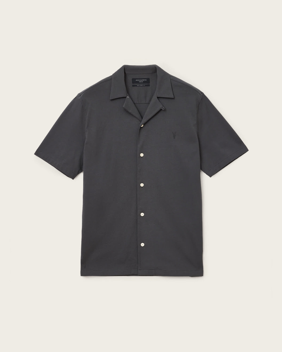 Hudson Relaxed Fit Ramskull Shirt CARTER GREY