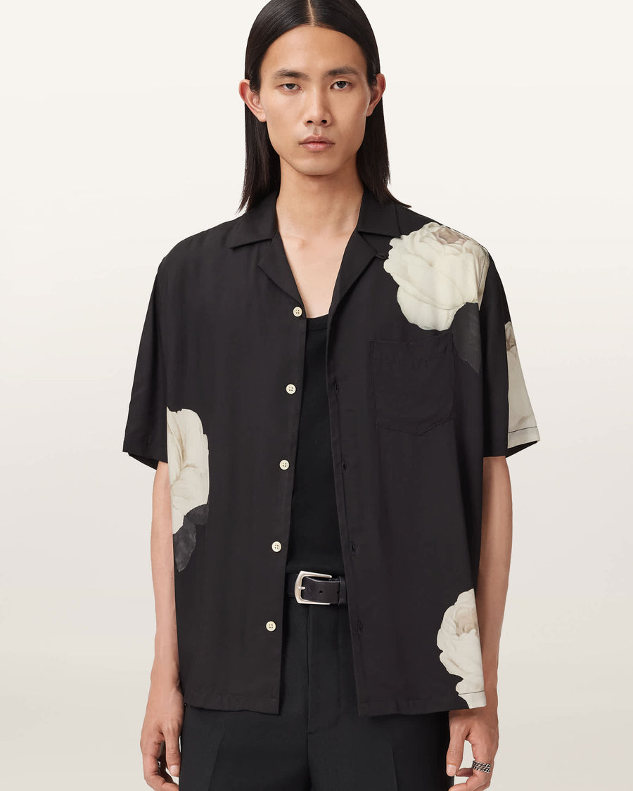SHIRT M082SD Jet Black