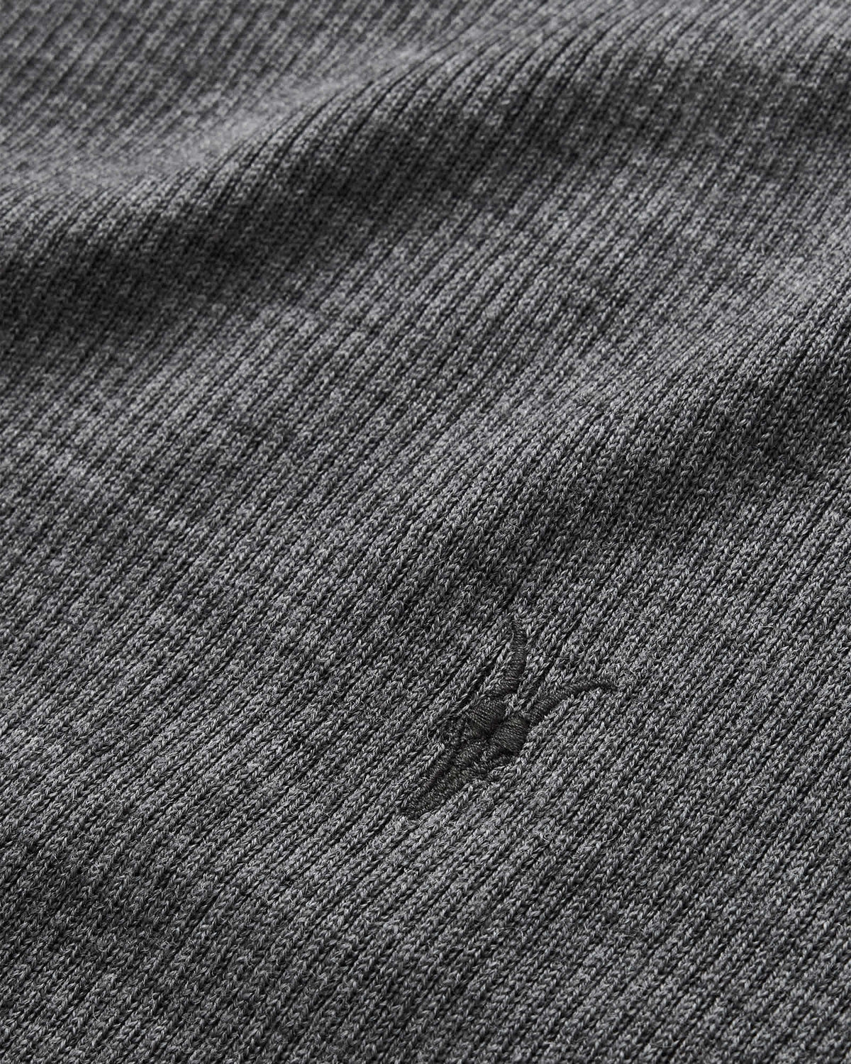 Mode Merino Ramskull Open Cardigan MONUMENT GREY